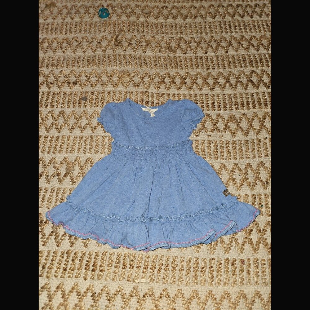 Matilda Jane Blue Ruffle Trimmed Dress 2T
